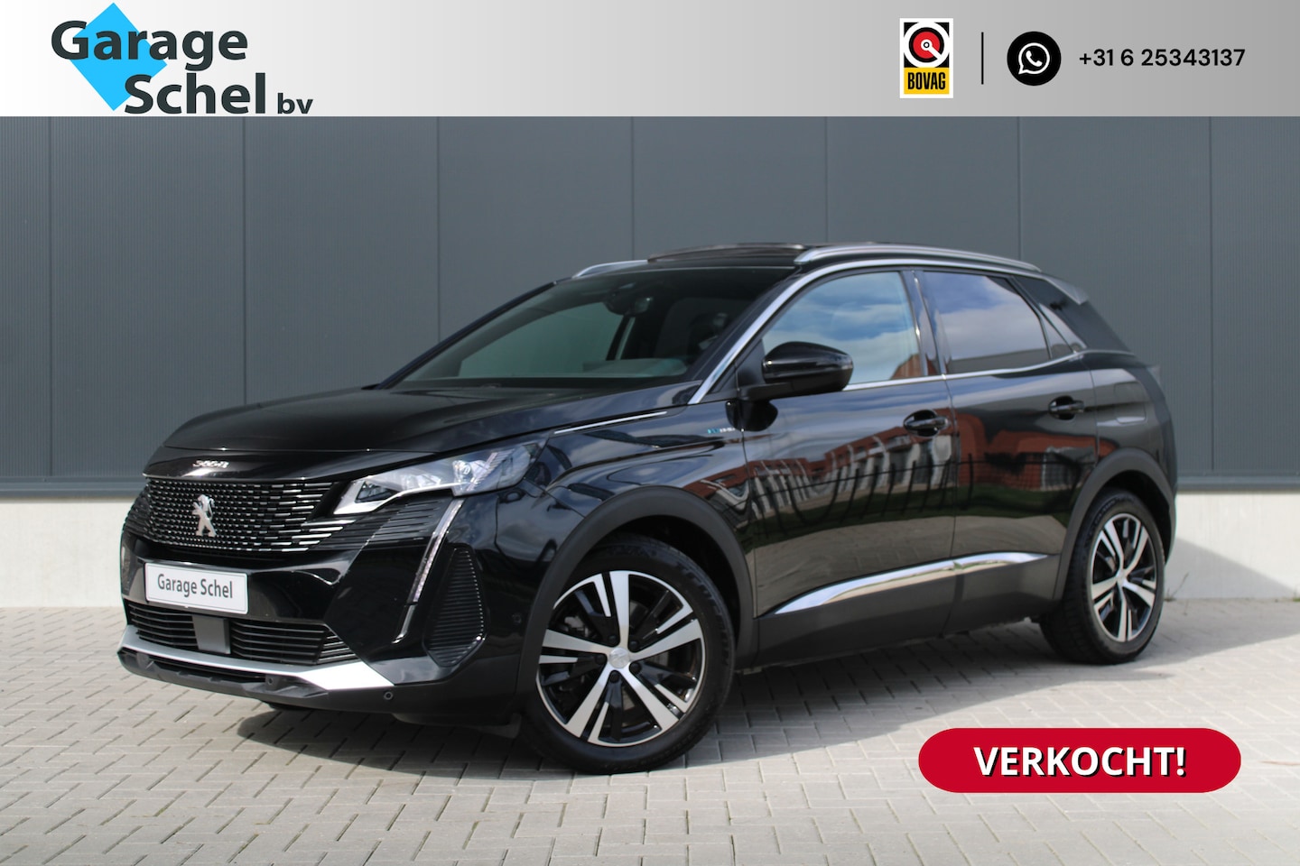 Peugeot 3008 - 1.6 HYbrid 225 GT - ACC - Pano - Keyless - Blind Spot - Camera - Navi - Carplay/Android - - AutoWereld.nl