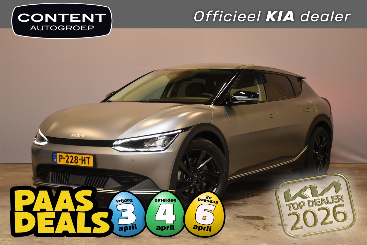 Kia EV6 - 58kWh 169pk RWD Air Warmtepomp - AutoWereld.nl