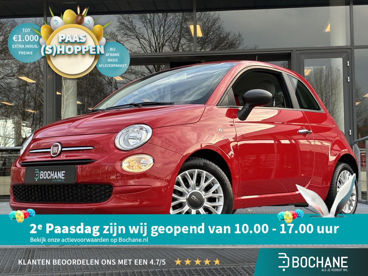 Fiat 500 - 0.9 TwinAir Turbo Popstar 80PK | Airco | Cruise control | Dealeronderhouden - AutoWereld.nl