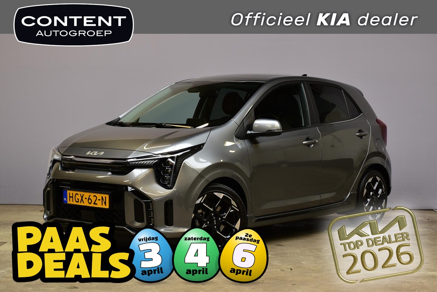 Kia Picanto - 1.0 DPi 63pk 4-zits GT-Line - AutoWereld.nl