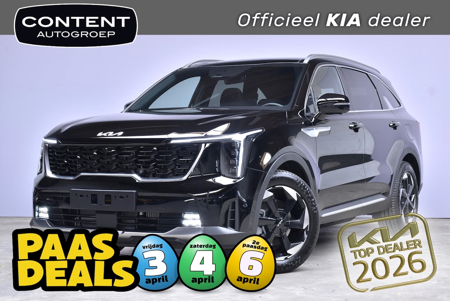 Kia Sorento - 1.6 T-GDi 253pk Plug-in Hybrid Aut AWD ExecutiveLine 7-PERS NIEUW - SNEL LEVERBAAR - AutoWereld.nl