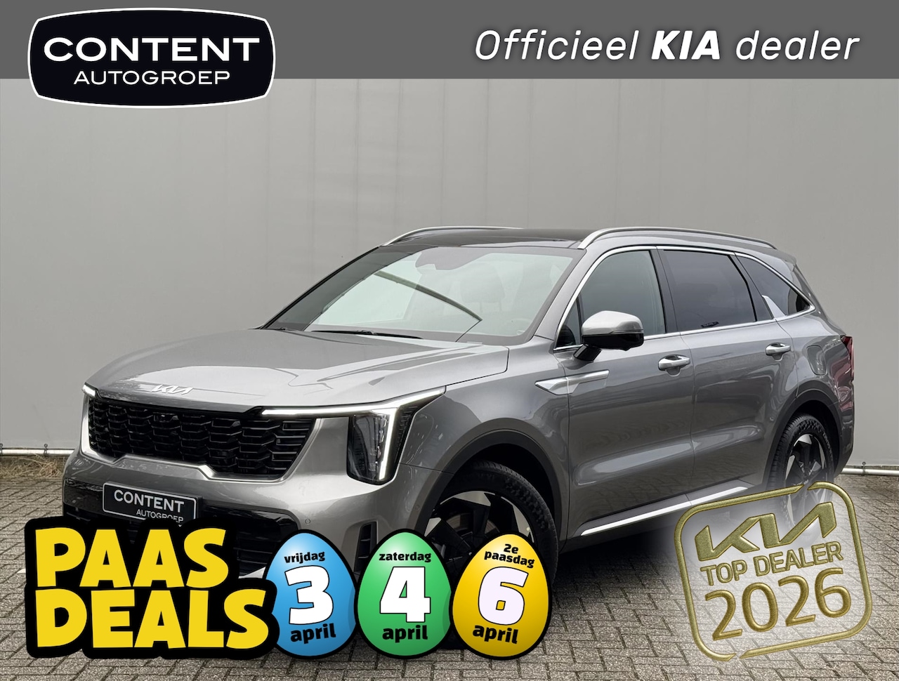 Kia Sorento - 1.6 T-GDi 253pk Plug-in Hybrid Aut AWD ExecutiveLine 7-zits - AutoWereld.nl