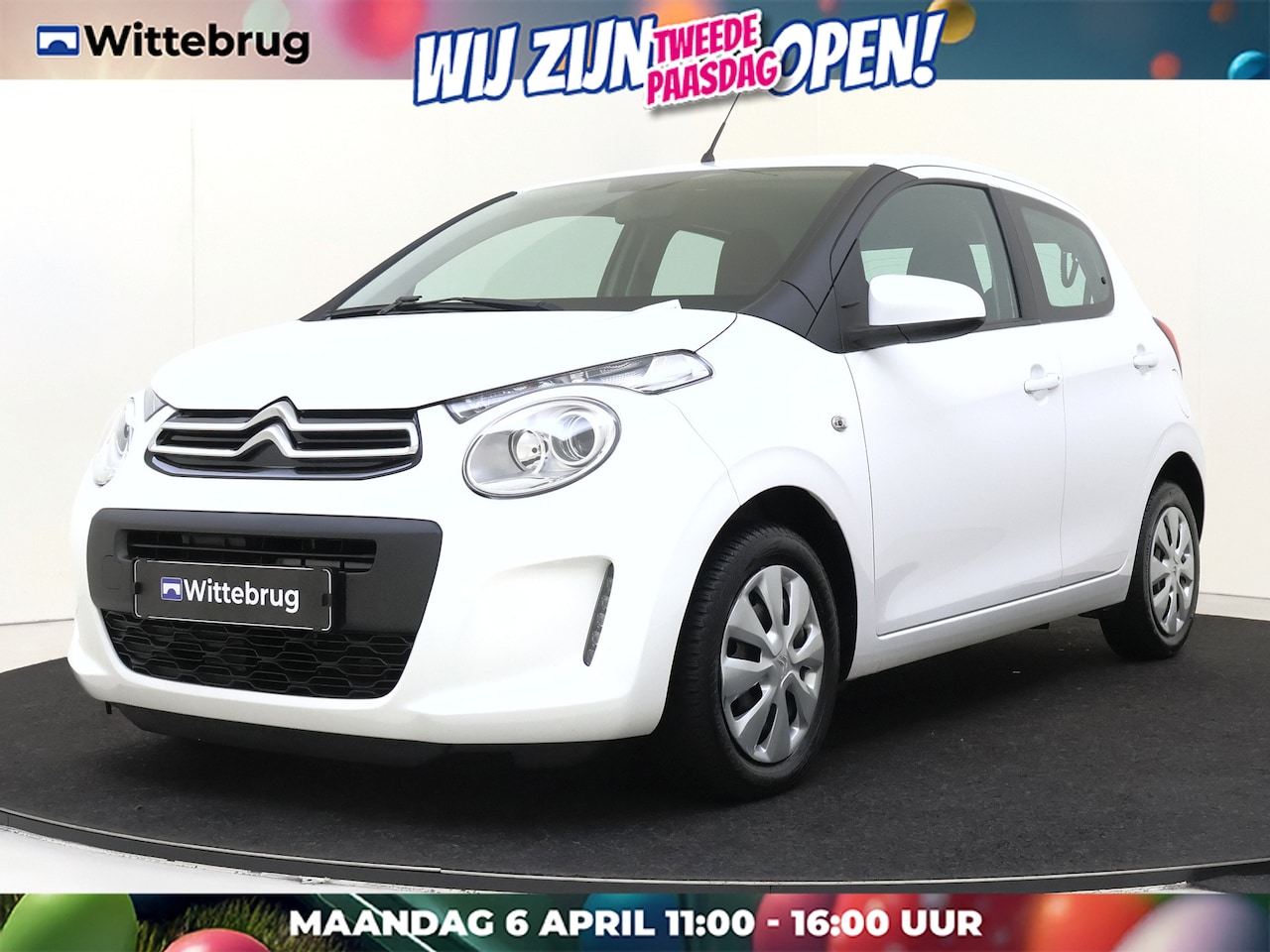 Citroën C1 - 1.0 VTi Feel AIRCO I 5 DEUREN I CENTRALE DEURVERGRENDELING I BLUETOOTH I AUX + USB AANSLUI - AutoWereld.nl