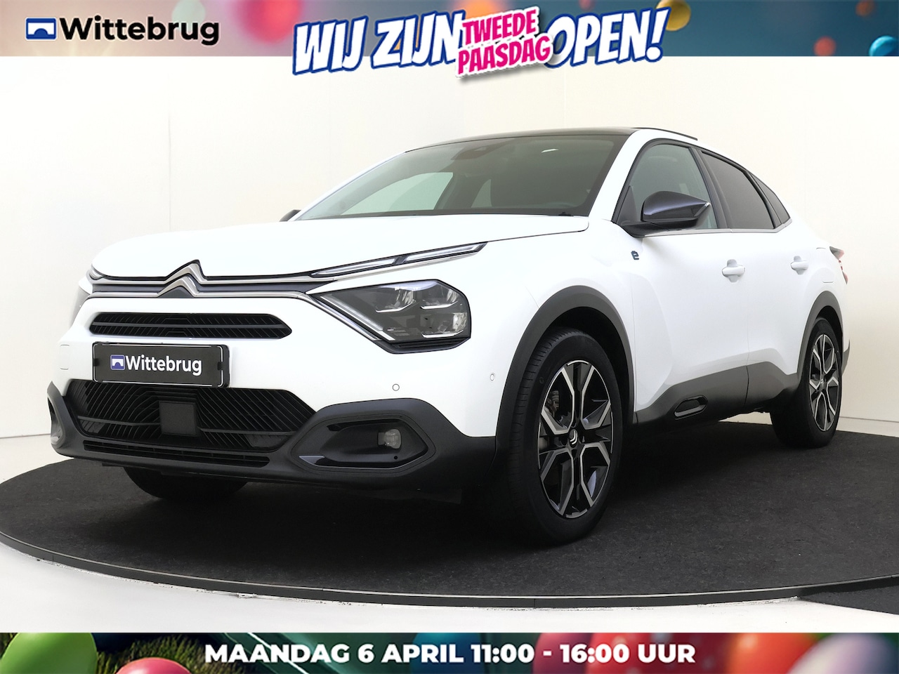 Citroën Ë-C4 X - Shine 50 kWh | Stoelverwarming | Stuurverwarming | Schuifdak | Camera | TREKHAAK!! - AutoWereld.nl