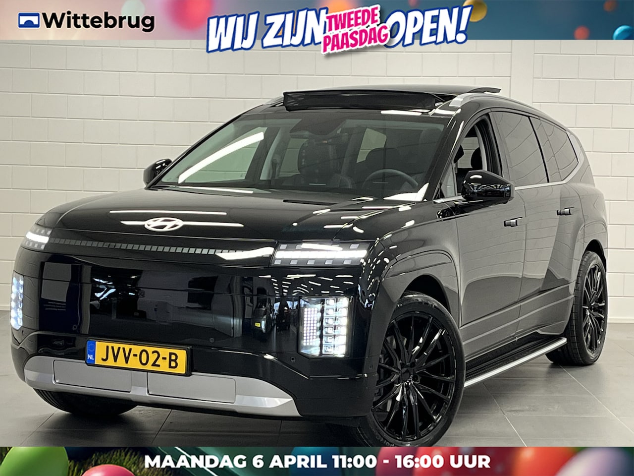 Hyundai IONIQ 9 - Connect+ AWD 7p. 110.3 kWh WEGKLAPBARE TREKHAAK | 22 INCH VELGEN BLACK | SIDE BARS | BESCH - AutoWereld.nl
