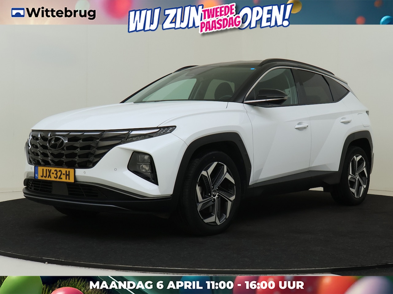 Hyundai Tucson - 1.6 T-GDI HEV Comfort Smart TWO TONE | 19 INCH VELGEN | AUTOMATISCHE ACHTERKLEP - AutoWereld.nl