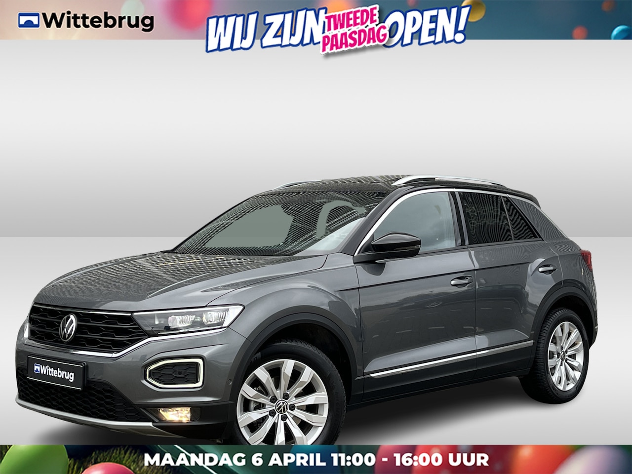 Volkswagen T-Roc - 1.5 TSI 150PK Sport / Panoramadak / Trekhaak / Digitale Cockpit / Achteruitrijcamera / Ele - AutoWereld.nl