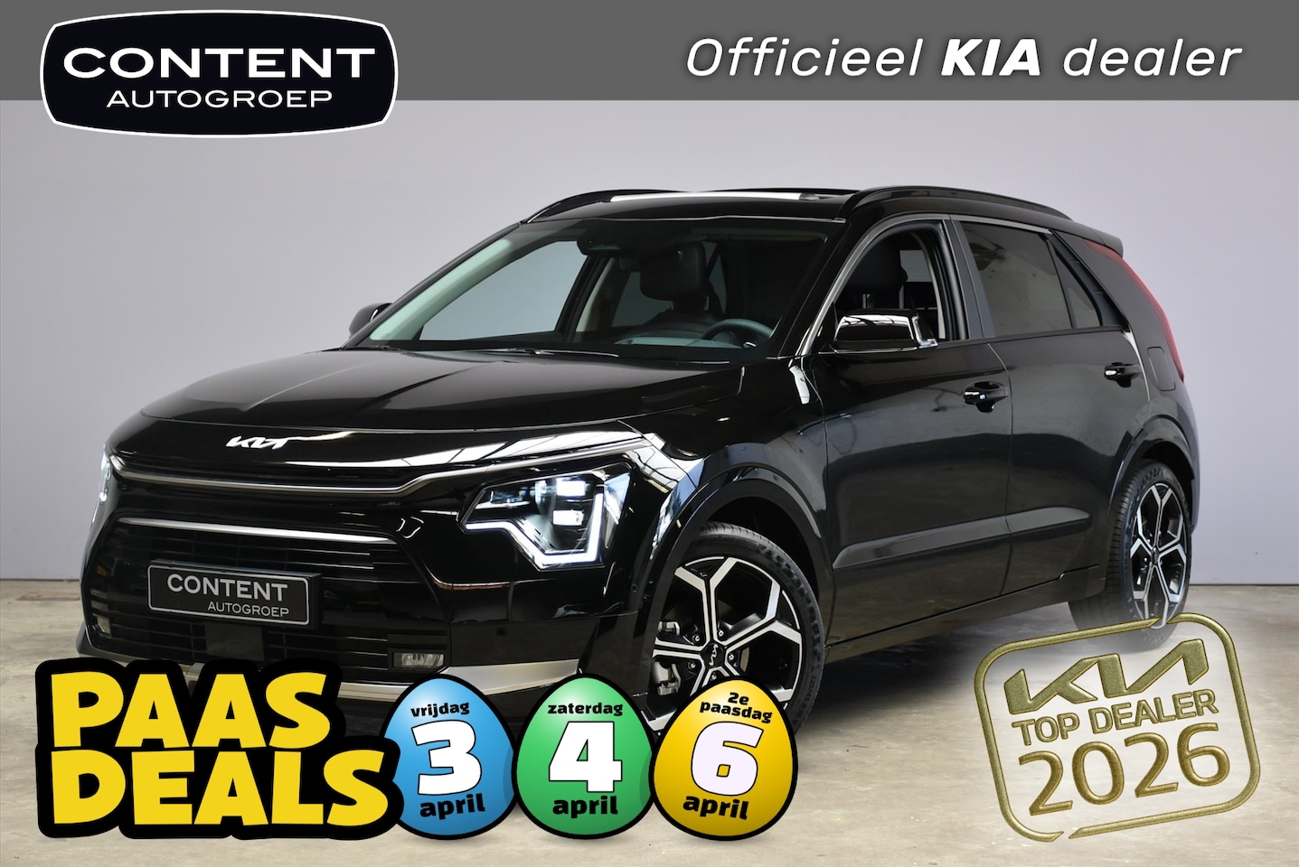 Kia Niro - 1.6 GDi Hybrid DCT6 ExecutiveLine NIEUW - SNEL LEVERBAAR - AutoWereld.nl