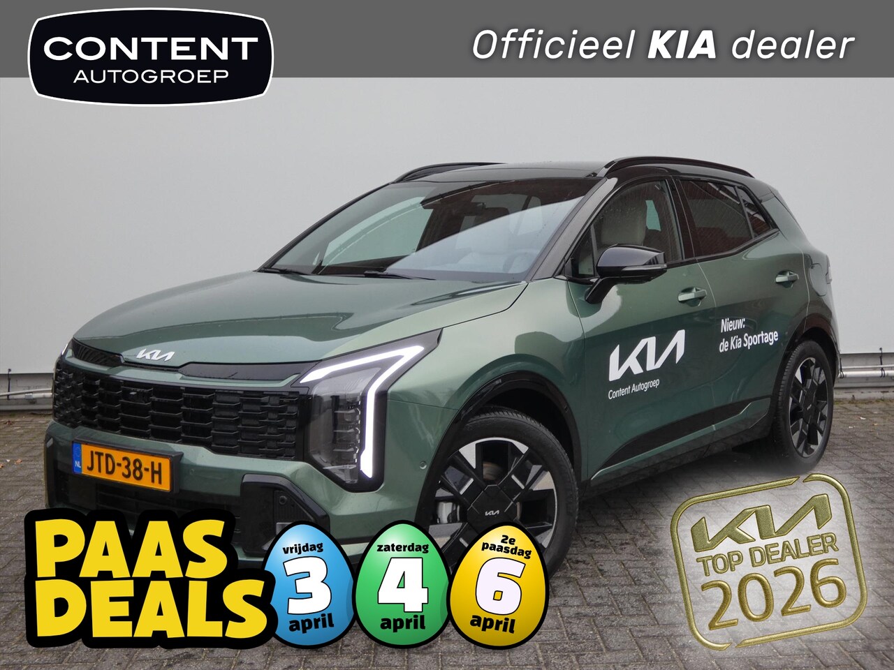 Kia Sportage - 1.6 T-GDi 288pk Plug-in Hybrid AT6 GT-PlusLine - AutoWereld.nl