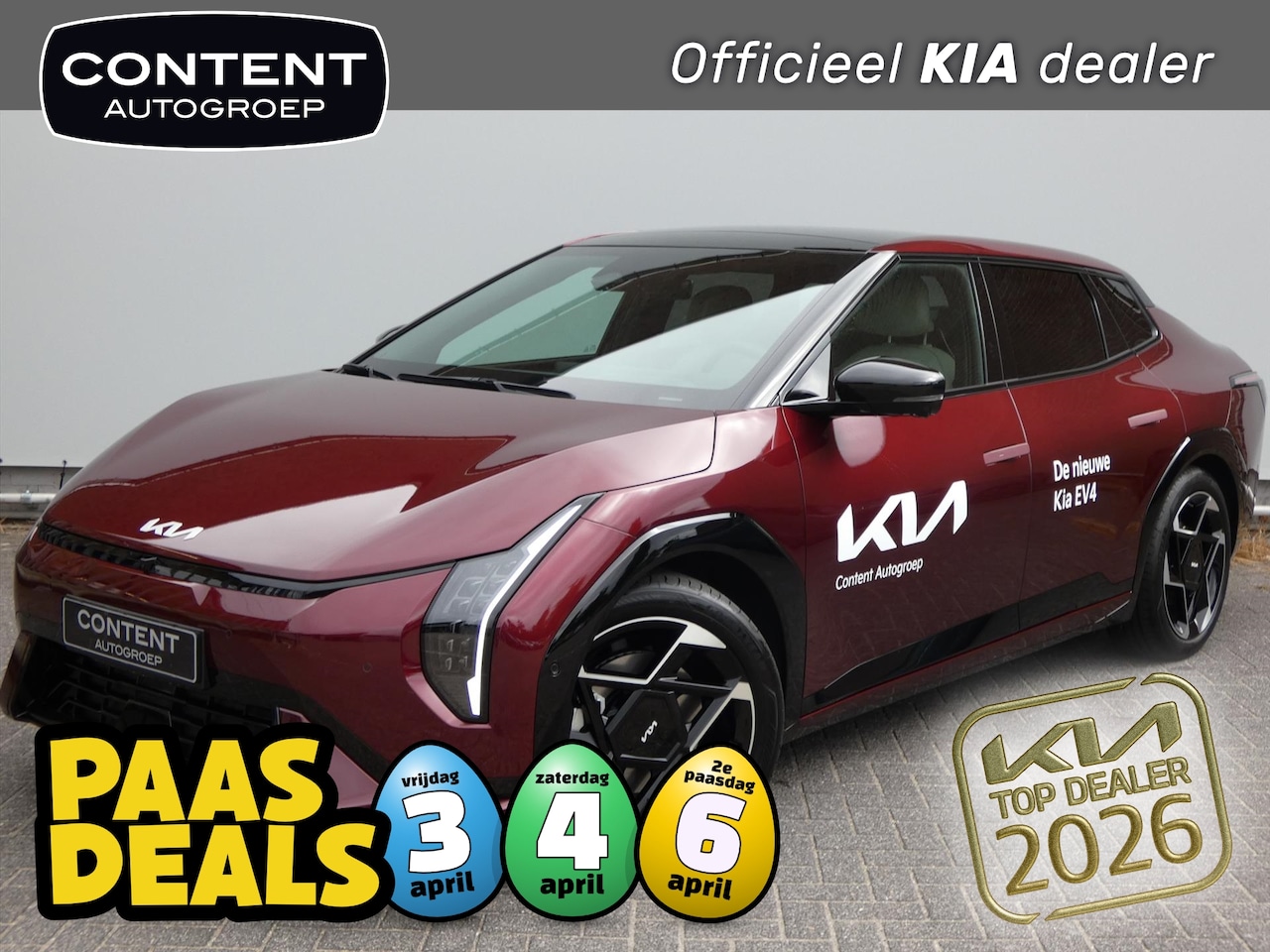 Kia EV4 Fastback - 81,4 kWh 204PK GT-PlusLine | IN BESTELLING - AutoWereld.nl
