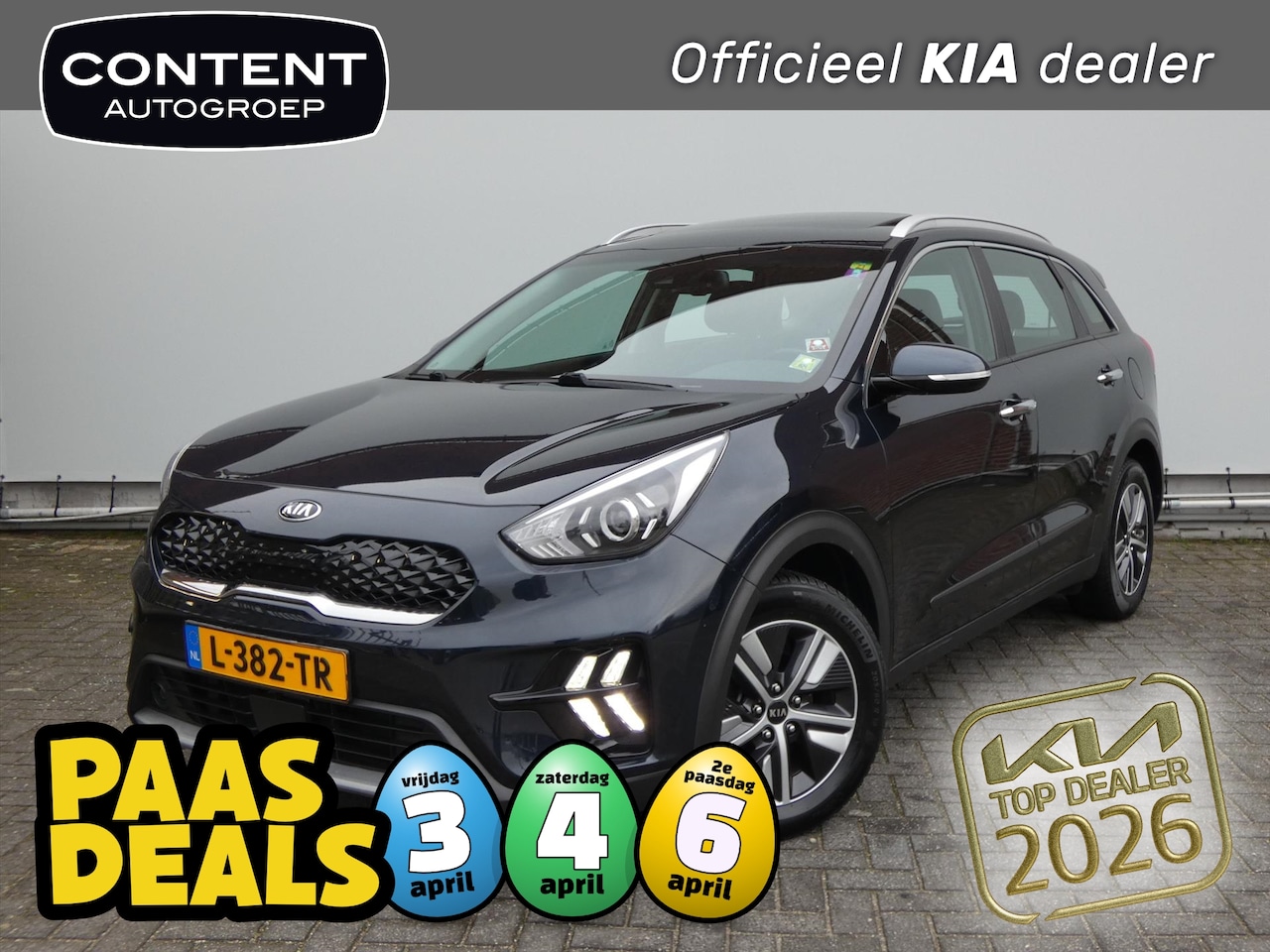 Kia Niro - 1.6 GDi Hybrid 141pk DCT6 DynamicLine - AutoWereld.nl