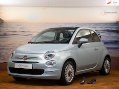 Fiat 500 C - 1.0 Hybrid Dolcevita, Cabriolet, lichtblauw, incl garantie