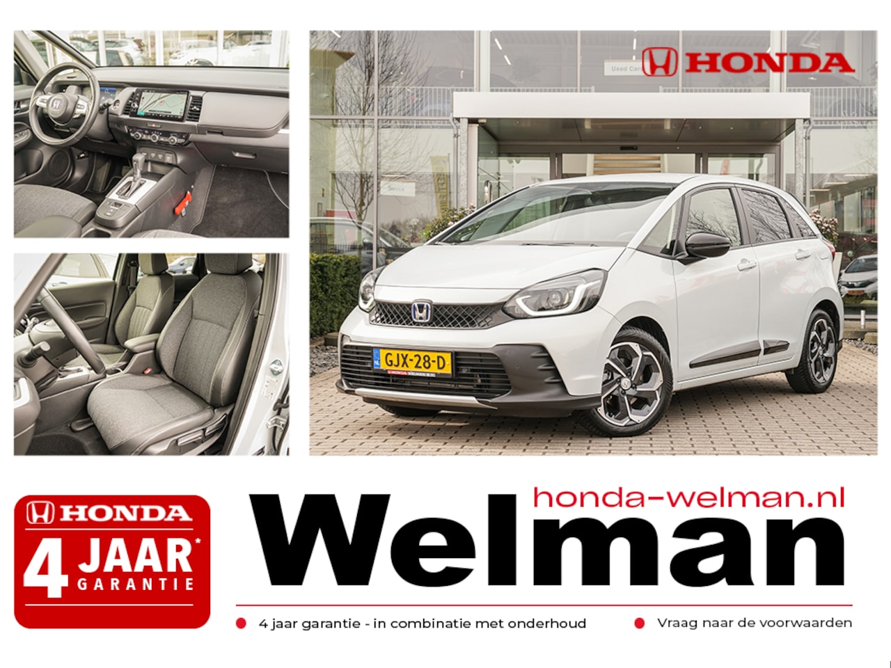 Honda Jazz - 1.5i e:HEV ADVANCE - TREKHAAK - 16" VELGEN - ALL WEATHERS - STYLE PACK - AutoWereld.nl