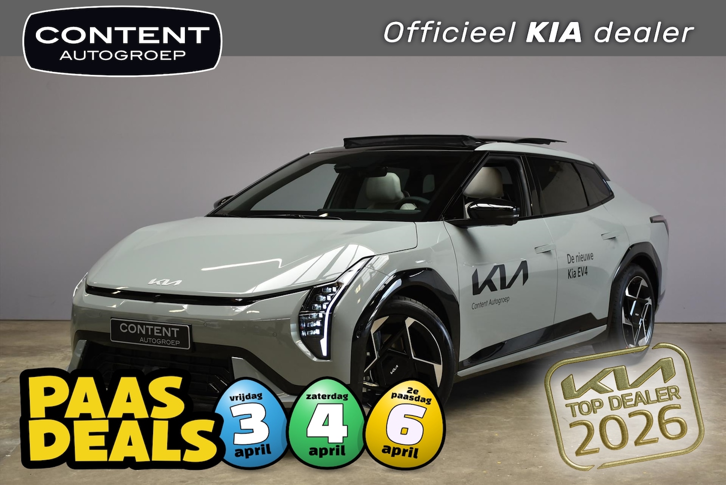 Kia EV4 Fastback - 81,4 kWh 204PK GT-PlusLine NIEUW - AutoWereld.nl