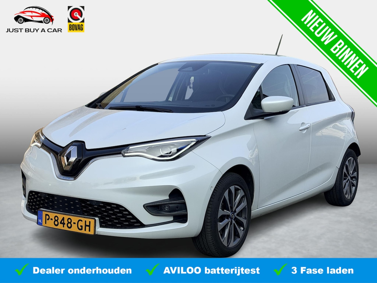 Renault Zoe - R135 Intens 52 kWh SOH 92,6% / Warmtepomp / 3 Fase / Cruise Control / Carplay / Camera / D - AutoWereld.nl