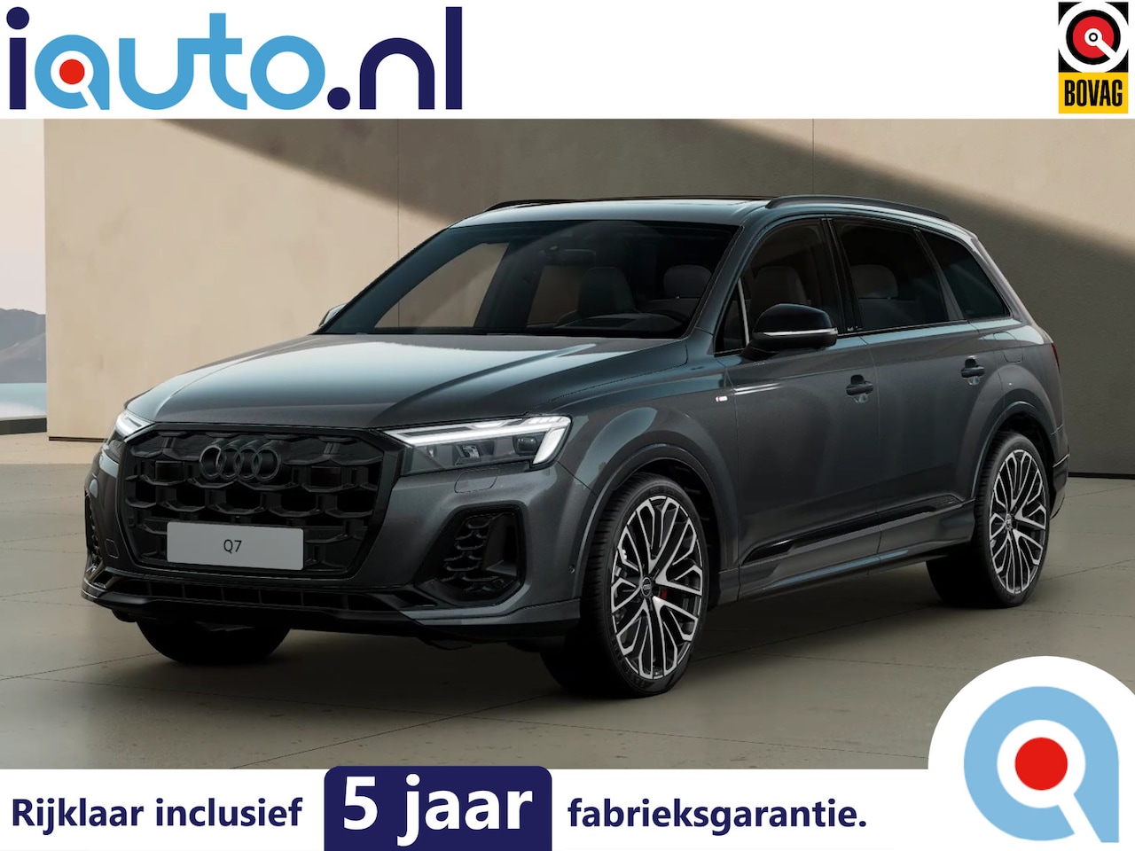 Audi Q7 - 60 TFSI e quattro Pro Line S Competition Pano/360/B&O/Valcona Leder/Headup/Keyless/22"/Tre - AutoWereld.nl