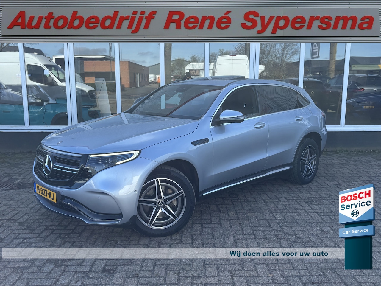 Mercedes-Benz EQC - 400 4MATIC Premium 80 kWh | Schuifdak | Burmeister | Sfeerverlichting | AMG Styling - AutoWereld.nl