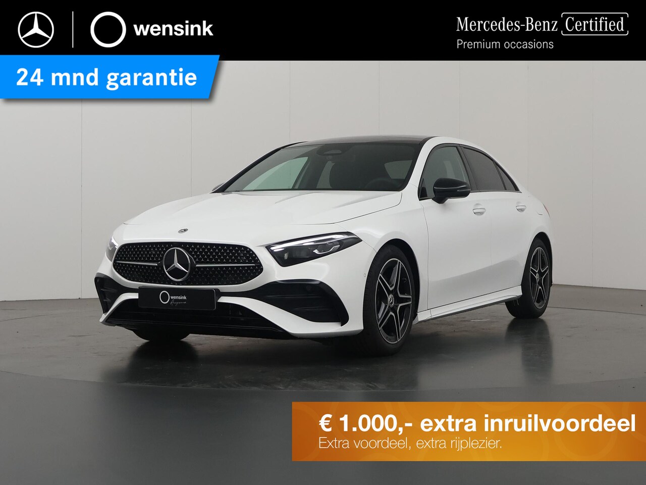 Mercedes-Benz A-klasse - 180 Limousine Star Edition AMG Line | Panoramadak| Nightpakket | Apple Car Play |18-Inch | - AutoWereld.nl