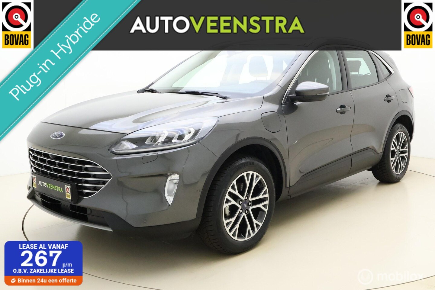 Ford Kuga - 2.5 PHEV Titanium|CAMERA|STOELVERW|DAB| - AutoWereld.nl