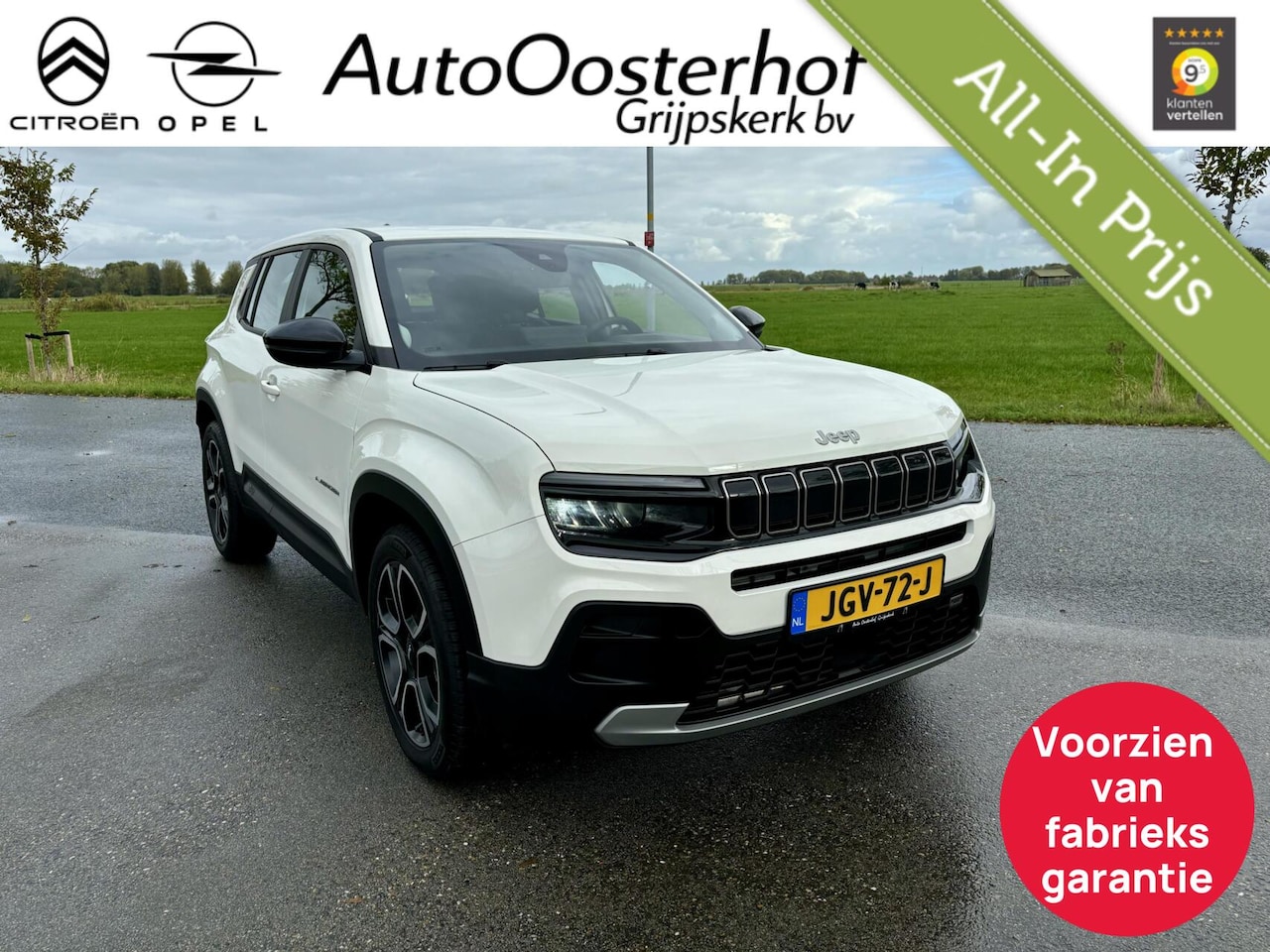 Jeep Avenger - 101pk LIMITED + JBL Fabr.Gar 09-2027 - AutoWereld.nl