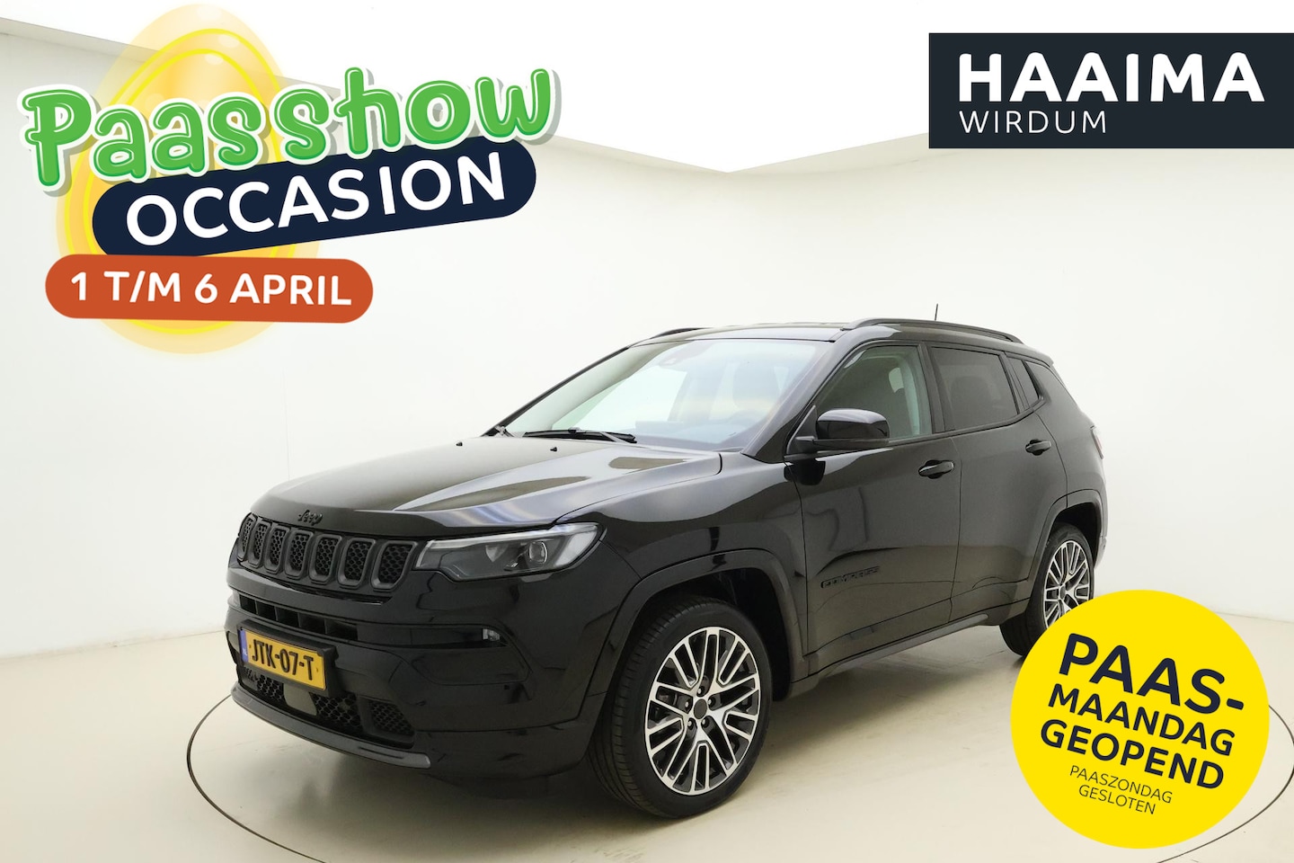 Jeep Compass - 1.5T e-Hybrid Summit | Leder | 1450KG Trekgewicht | Climate & Cruise Control | Achteruit R - AutoWereld.nl