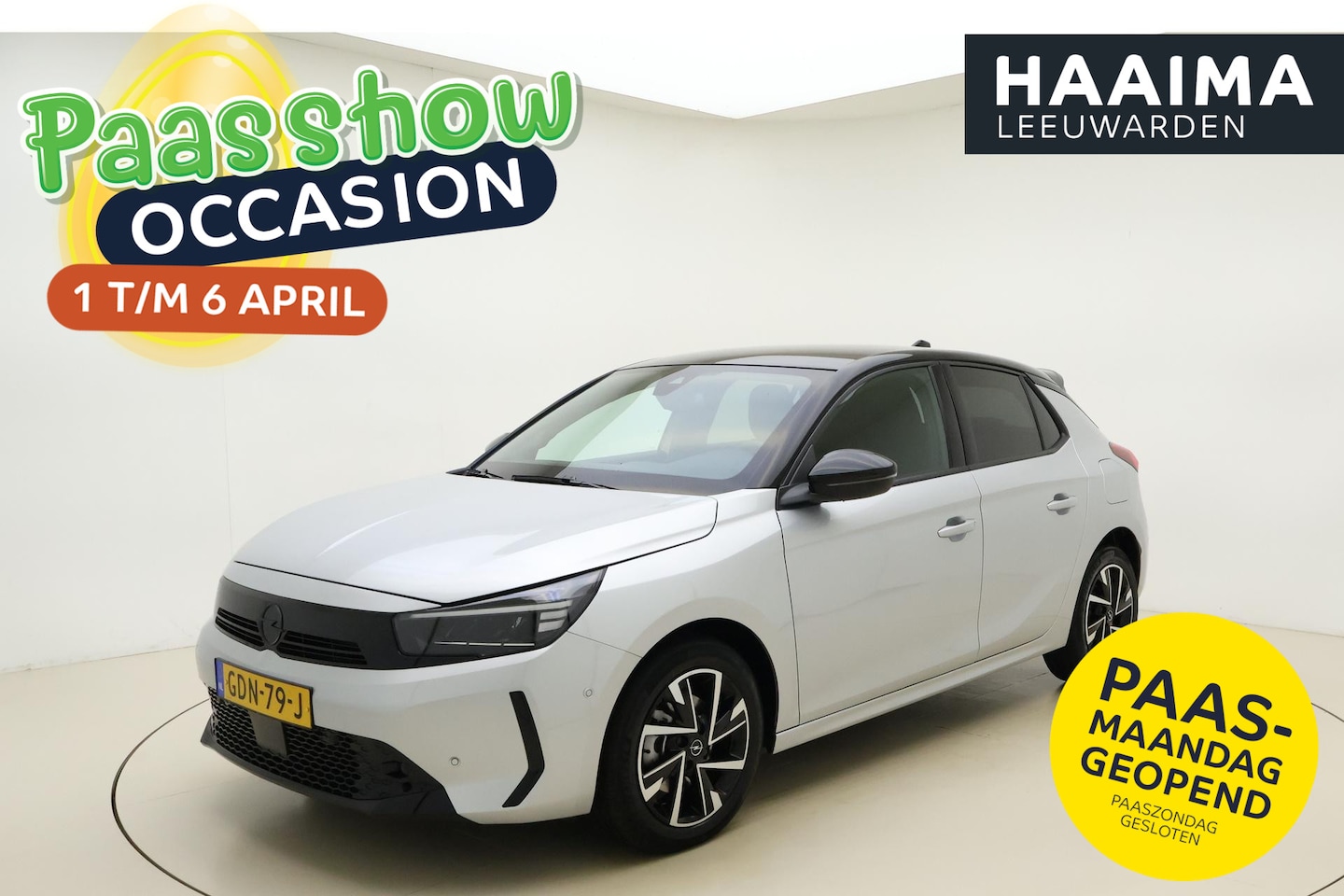 Opel Corsa - 1.2 Turbo Hybrid GS Automaat | Navigatie | Climate control | Keyless | Camera | Zwart dak - AutoWereld.nl