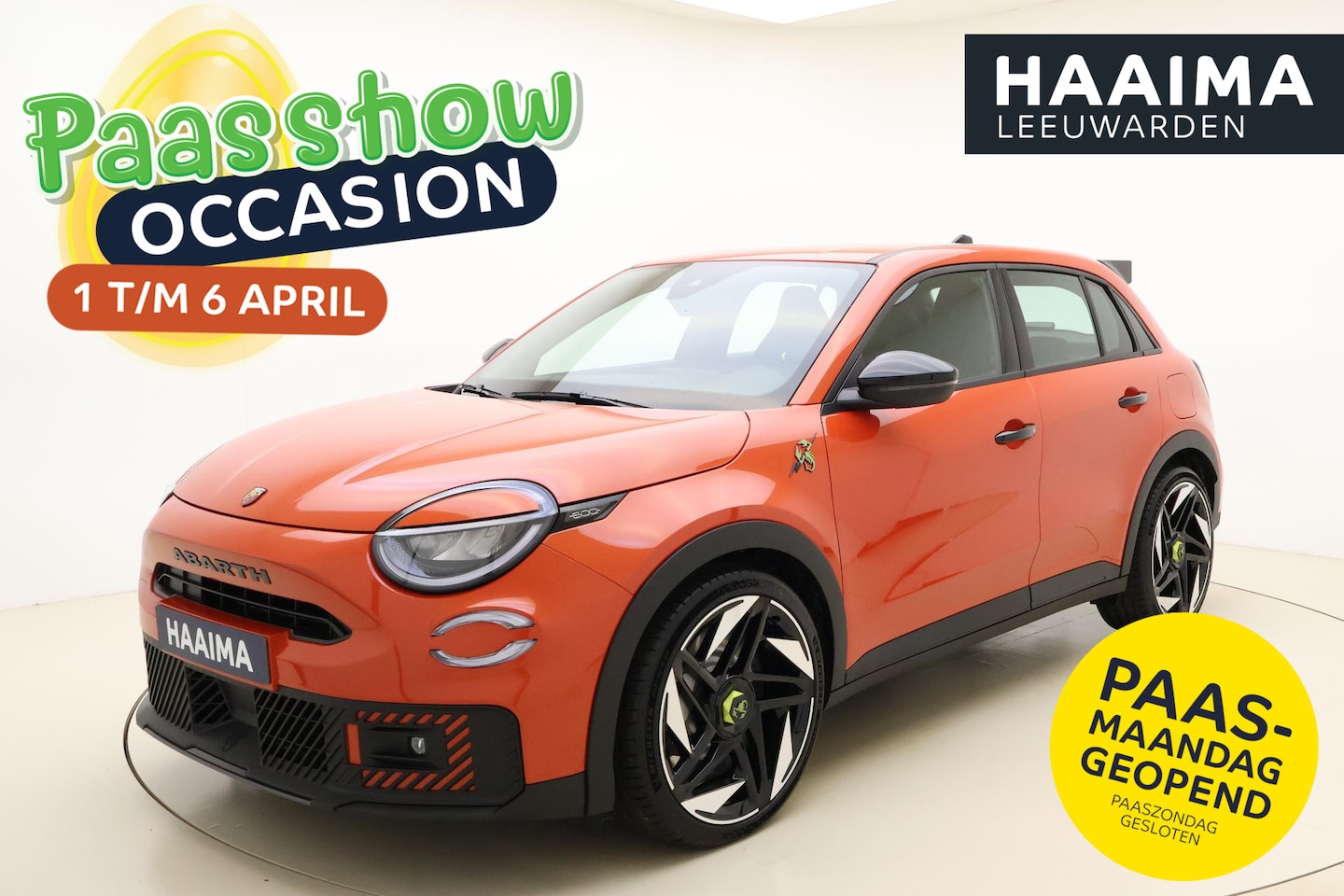 Abarth 600e - Abarth Turismo 54 kWh | 20'' lichtmetalen velgen | Sabelt sportstoelen | Zwarte hemelbekle - AutoWereld.nl