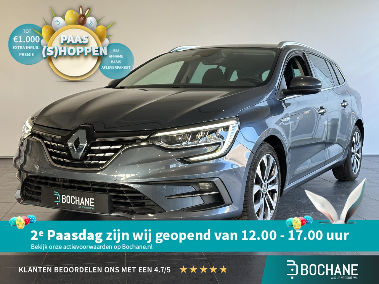 Renault Mégane Estate - 1.3 TCe 140 EDC Techno AUTOMAAT | TREKHAAK | PARKEERSENSOREN VOOR-/ACHTER | ACHTERUITRIJCA - AutoWereld.nl
