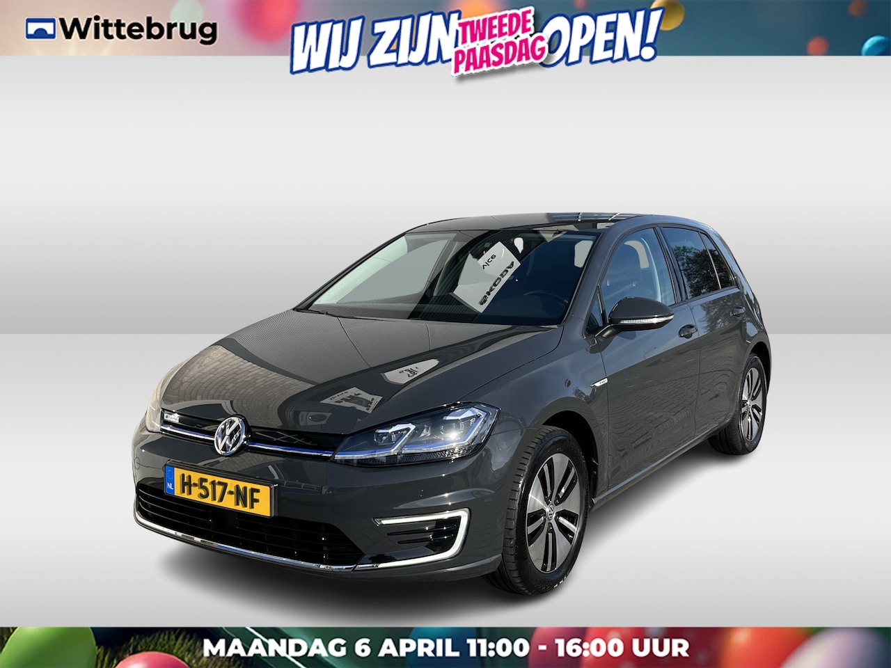 Volkswagen e-Golf - E-DITION / 91% SOH/ AUTOMAAT/ PARK. SENSOREN + CAMERA/ APP-CONNECT/ CLIMATE/ LED/ NAVI/ CR - AutoWereld.nl