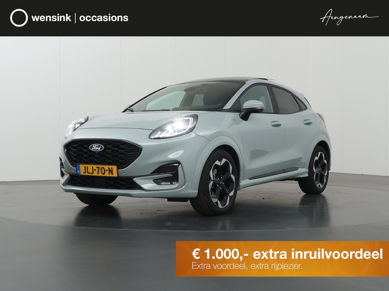 Ford Puma - 1.0 EcoBoost Hybrid ST-Line X | Trekhaak | Facelift | Panoramadak | Winterpack | Cruise Co - AutoWereld.nl