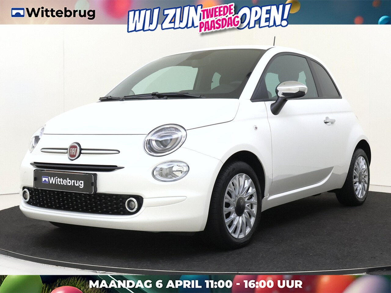Fiat 500 - 1.0 Hybrid Navigatie / Parkeerhulp / Climate control ! - AutoWereld.nl