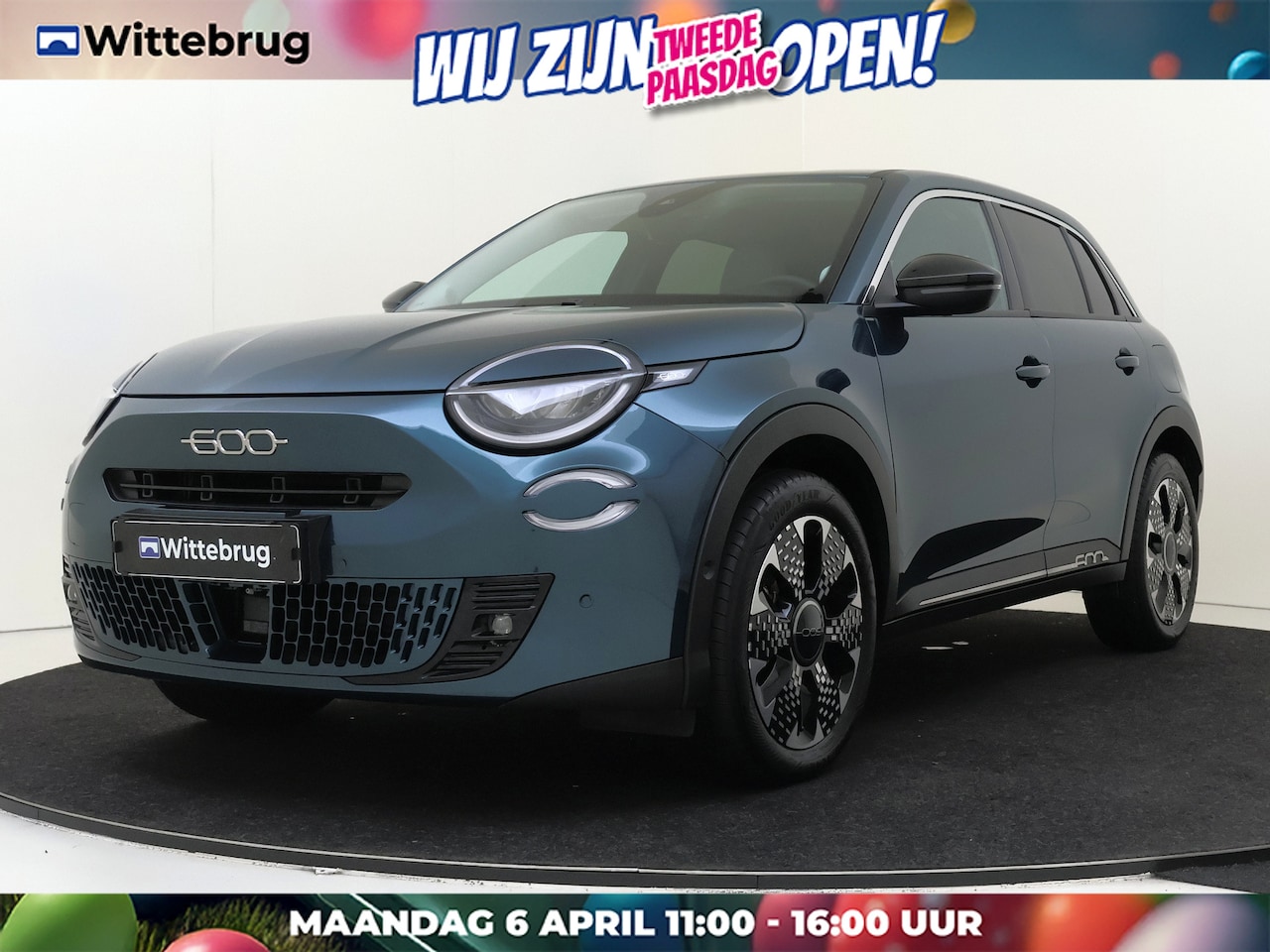 Fiat 600 - 1.2 Hybrid La Prima | Leder | Camera | Keyless | Stoelverwarming | Apple Carplay - AutoWereld.nl