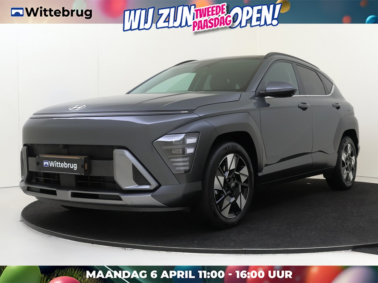 Hyundai Kona - 1.6 GDI HEV Premium Sky | Schuifdak | 360 graden camera | Full Hybride - AutoWereld.nl
