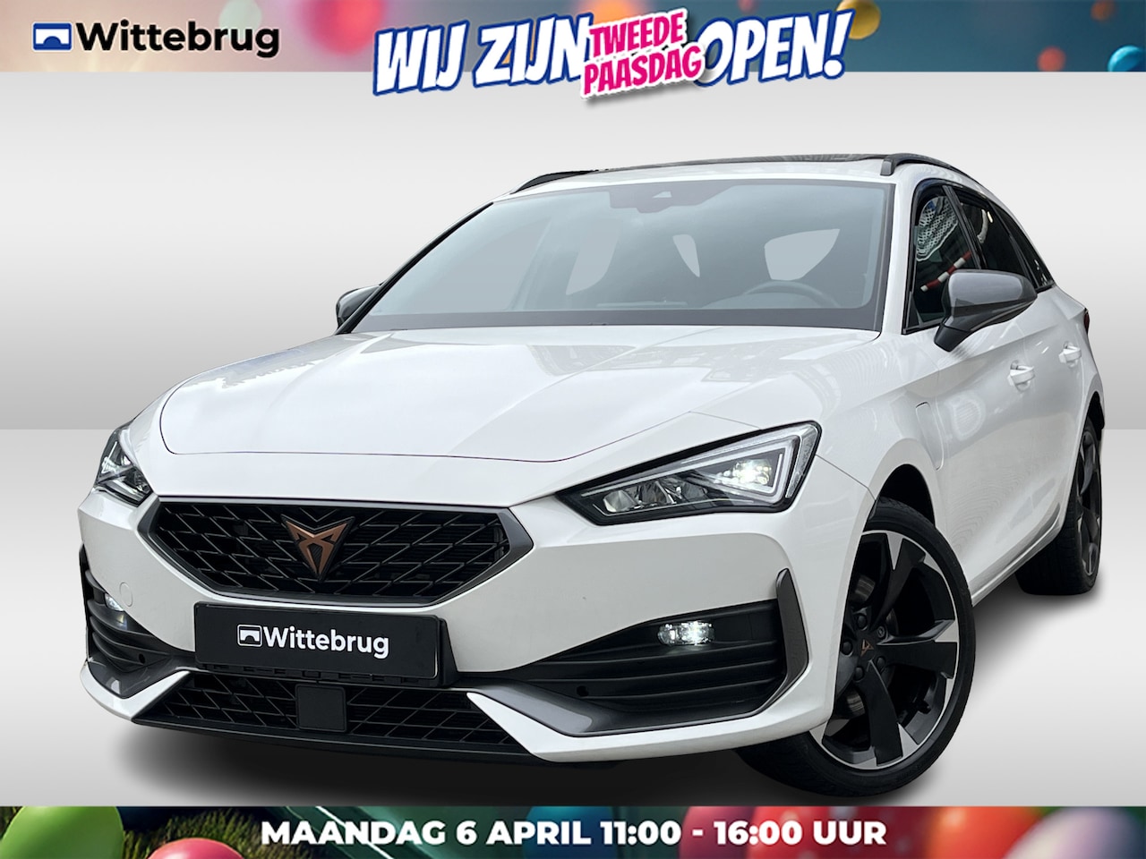 CUPRA Leon Sportstourer - 1.4 e-Hybrid 204PK Performance / Panoramadak / Kuipstoelen / Stuur + Stoelverwarming / Ver - AutoWereld.nl