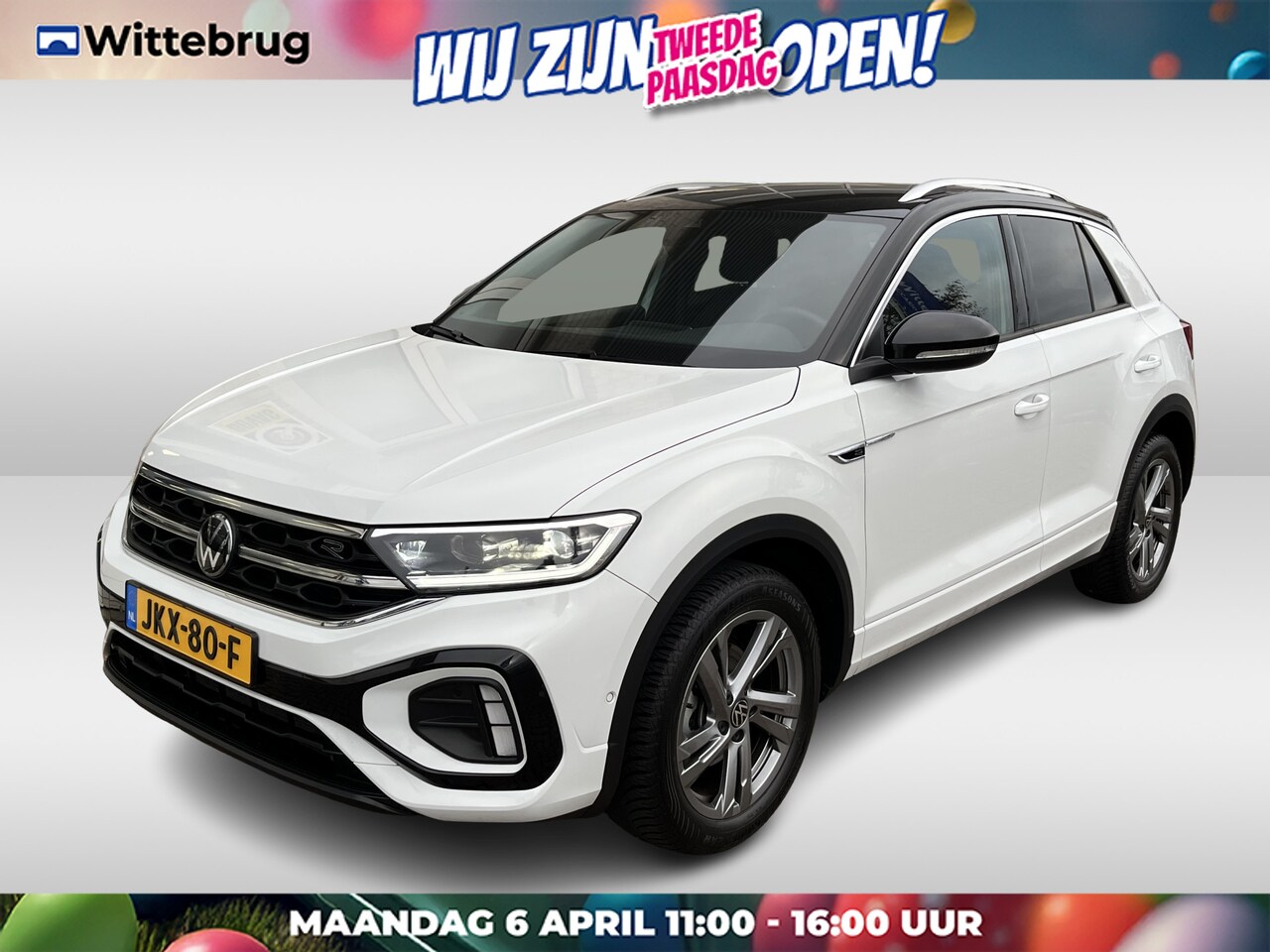 Volkswagen T-Roc - 1.5 TSI R-Line / AUTOMAAT/ FABRIEKSGARANTIE T/M 2-2027/ TREKHAAK/ ALCANTARA/ ADAPT. CRUISE - AutoWereld.nl