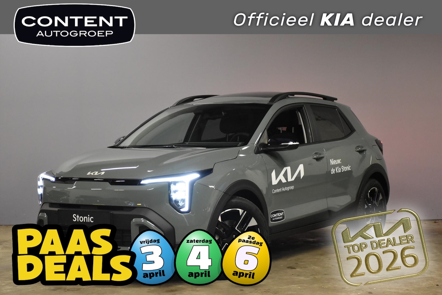 Kia Stonic - 1.0 T-GDi MHEV 115pk GT-Line NIEUW- SNEL LEVERBAAR! - AutoWereld.nl