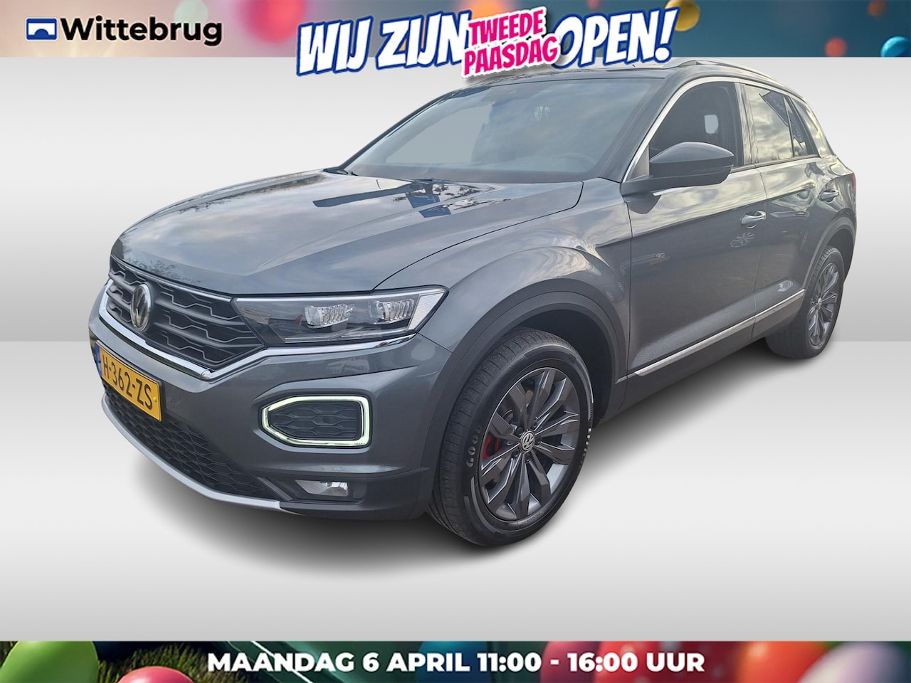 Volkswagen T-Roc - 1.5 TSI Sport Koplampverlichting LED, camera, LM 17" - AutoWereld.nl
