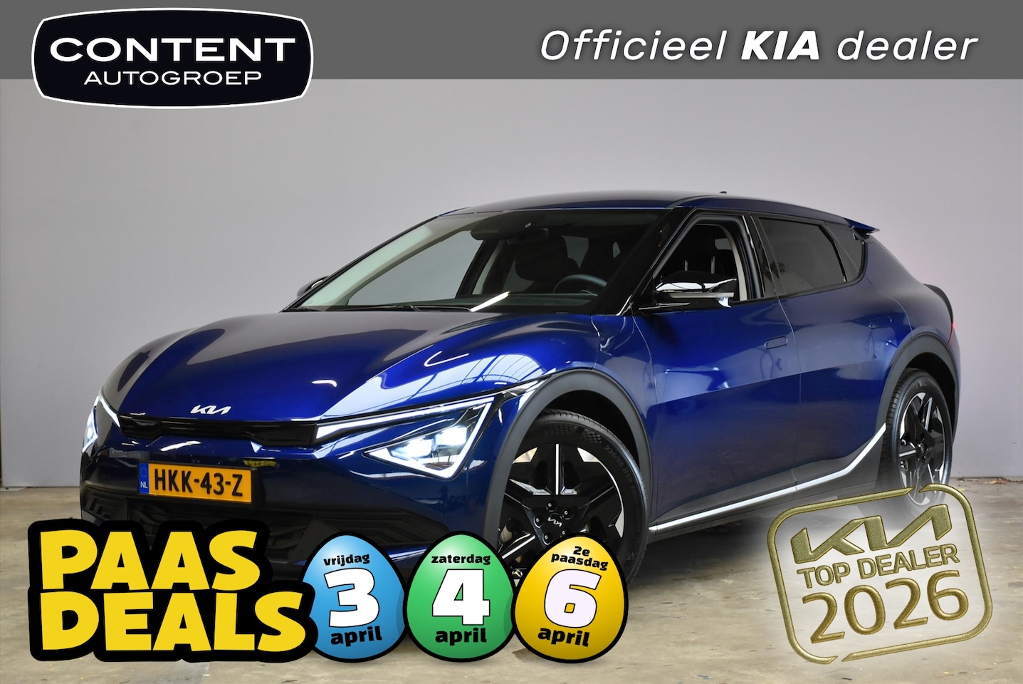 Kia EV6 - 63kWh 170pk RWD Light Edition - AutoWereld.nl