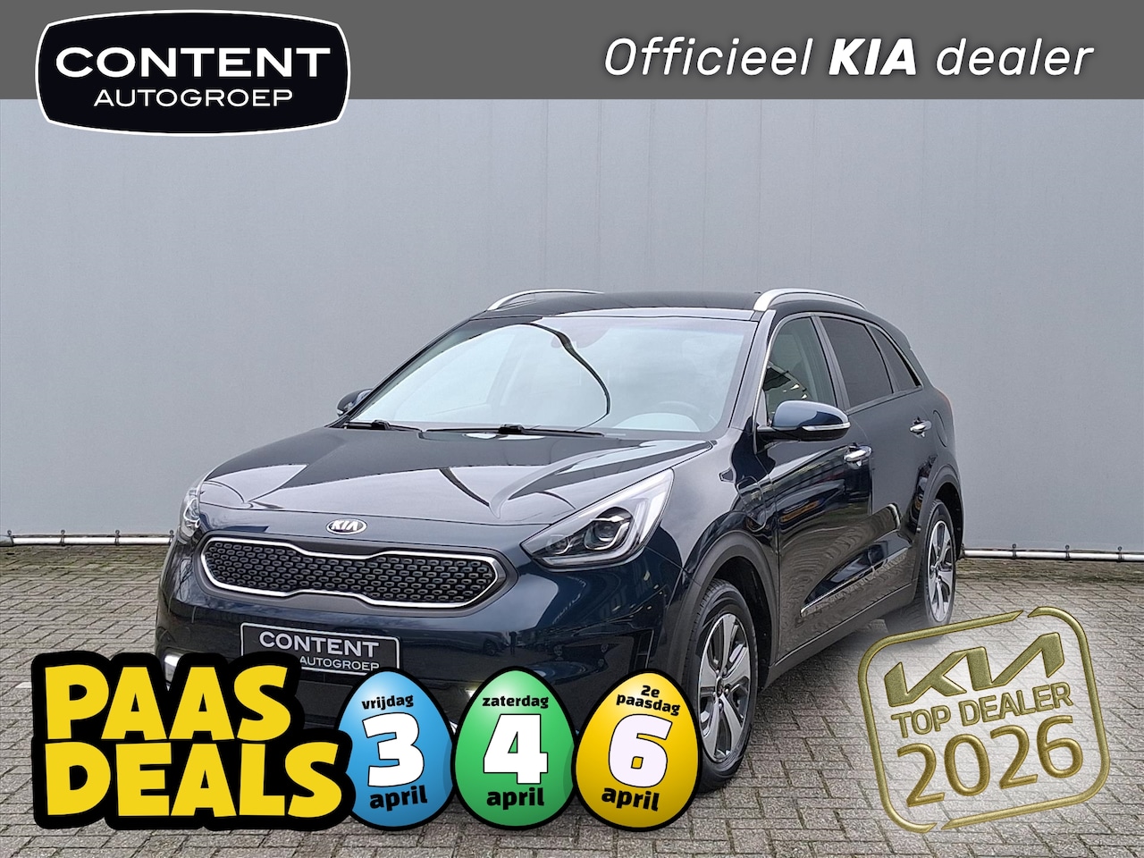 Kia Niro - 1.6 GDi PHEV Plug-In Executiveline |Leder |JBL |Trekhaak! - AutoWereld.nl