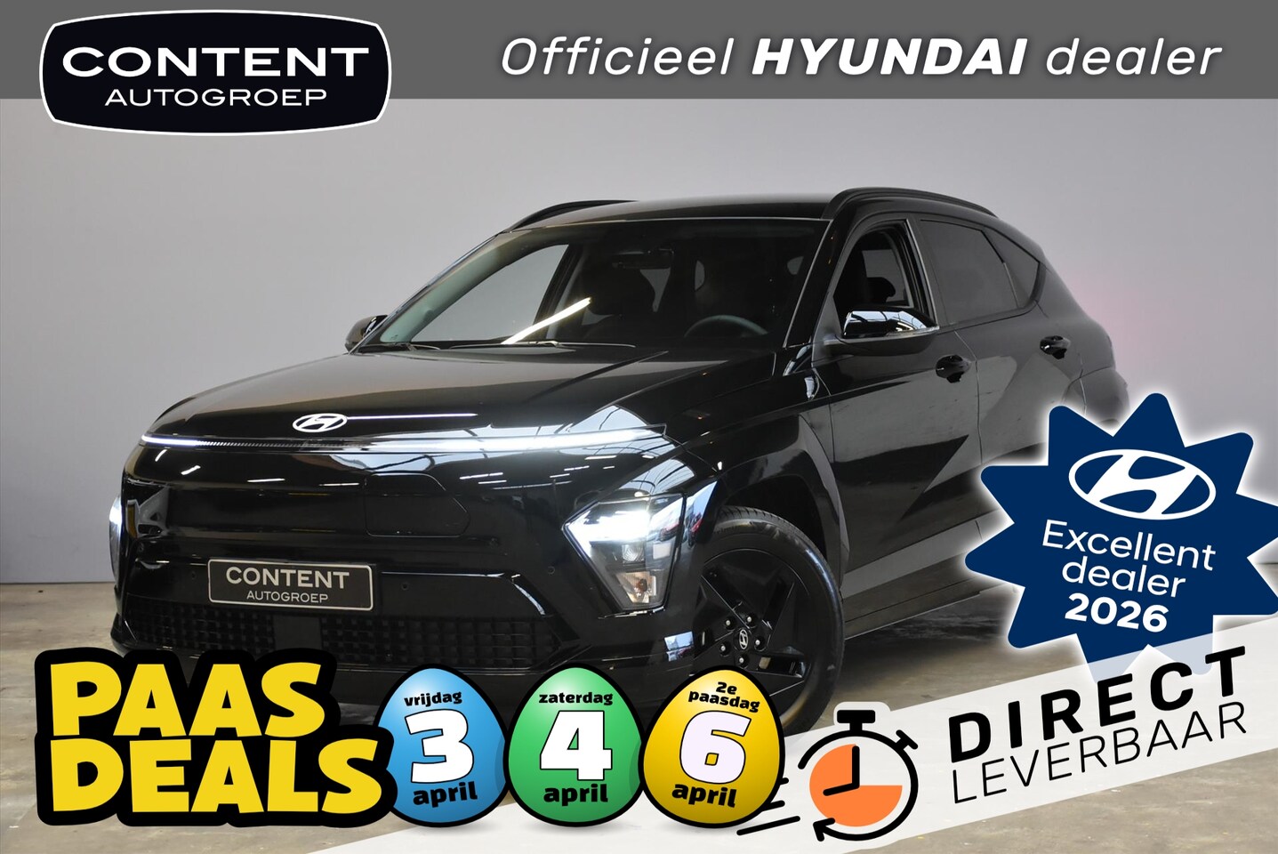 Hyundai Kona - 48,6 kWh 135pk Pure Edition // Direct leverbaar - AutoWereld.nl