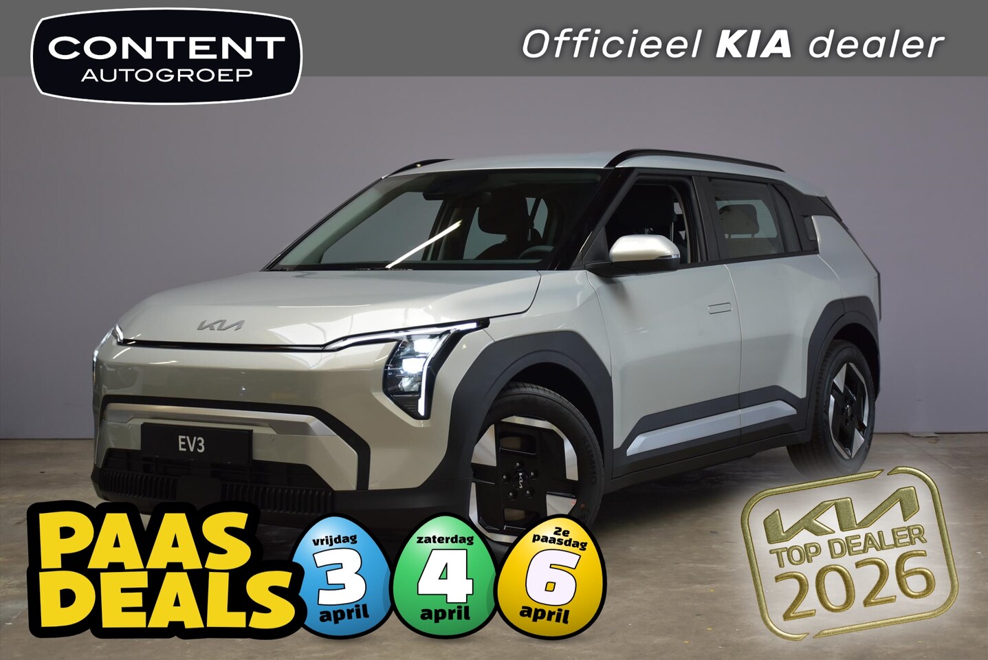 Kia EV3 - 81,4 kWh 204pk Air NIEUW - SNEL LEVERBAAR - AutoWereld.nl