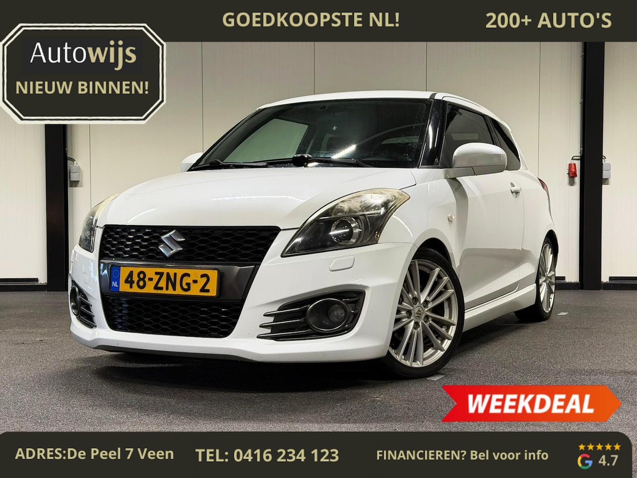 Suzuki Swift - 1.6 Sport|NL AUTO|136PK|XENON|Goed onderhouden - AutoWereld.nl