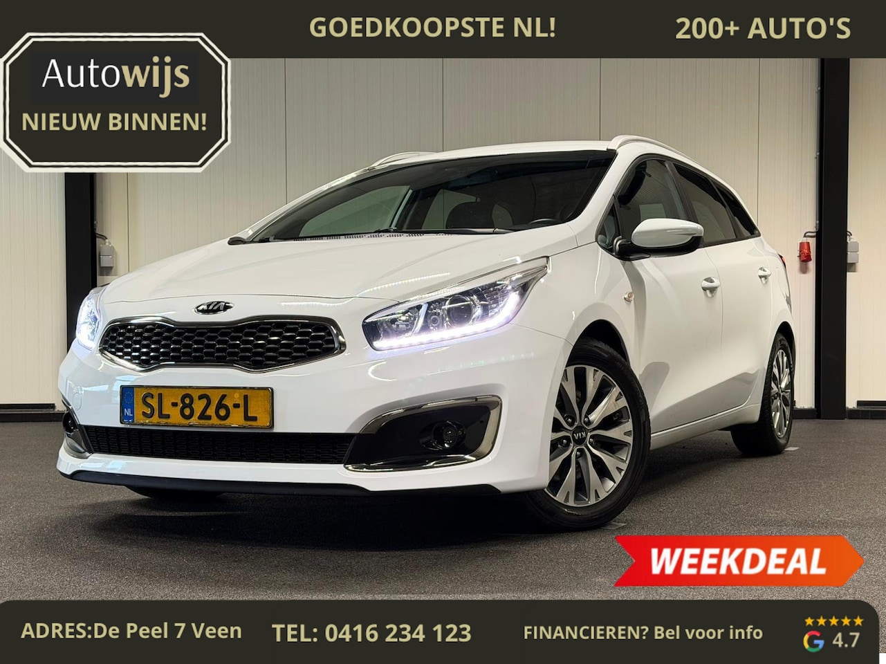 Kia Cee'd Sportswagon - 1.0 T-GDi Design Edition|LED|NL AUTO|CAMERA|NAVI| - AutoWereld.nl