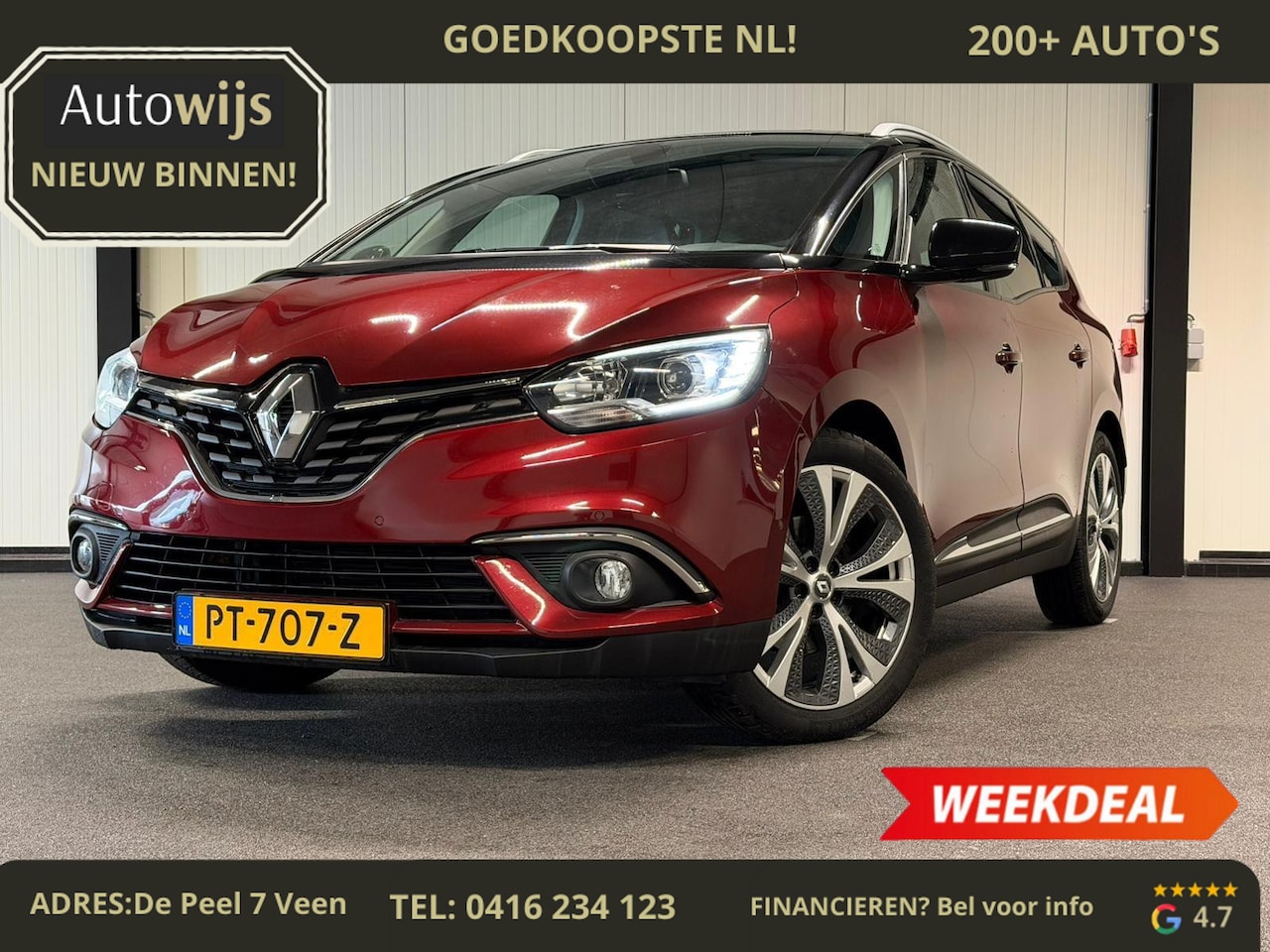 Renault Grand Scénic - 1.2 TCe Intens|CAMERA|TREKHAAK|NAVI|Goed onderhouden - AutoWereld.nl