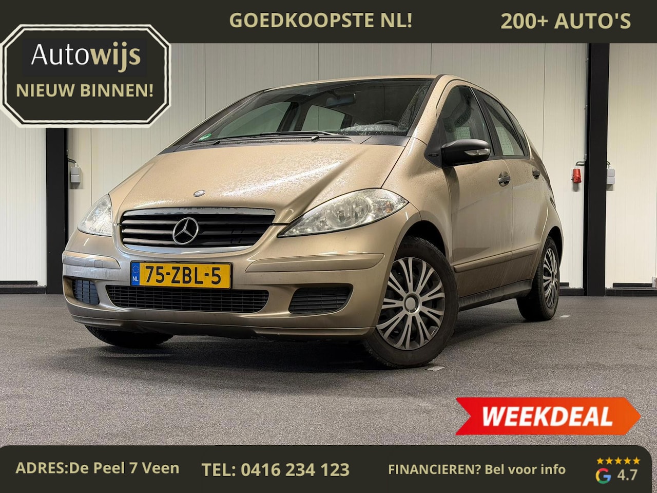 Mercedes-Benz A-klasse - 150 Classic|SCHERMPJE|Boekjes|AIRCO - AutoWereld.nl