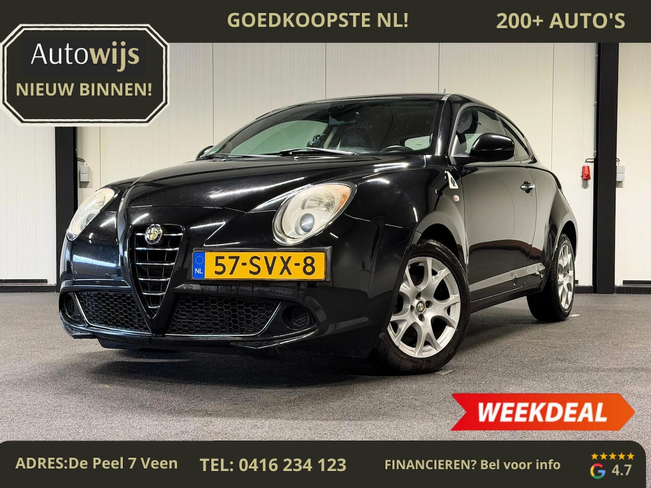 Alfa Romeo MiTo - 1.3 JTDm ECO Essential|CLIMA|LEDER|LM-VELG|NL AUTO - AutoWereld.nl