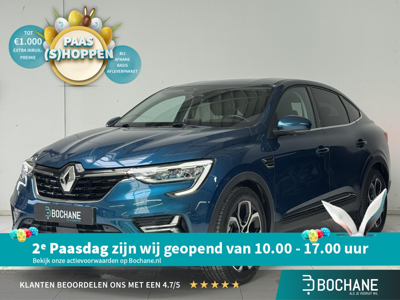 Renault Arkana - 1.6 E-Tech Hybrid 145 Intens | Navigatie | Achteruitrijcamera | Trekhaak | Cruise Control - AutoWereld.nl