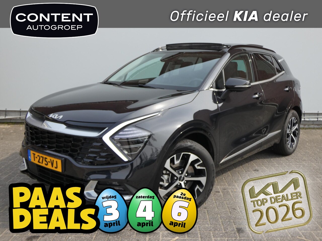 Kia Sportage - 1.6 T-GDi 230pk Hybrid AT6 DynamicPlusLine - AutoWereld.nl
