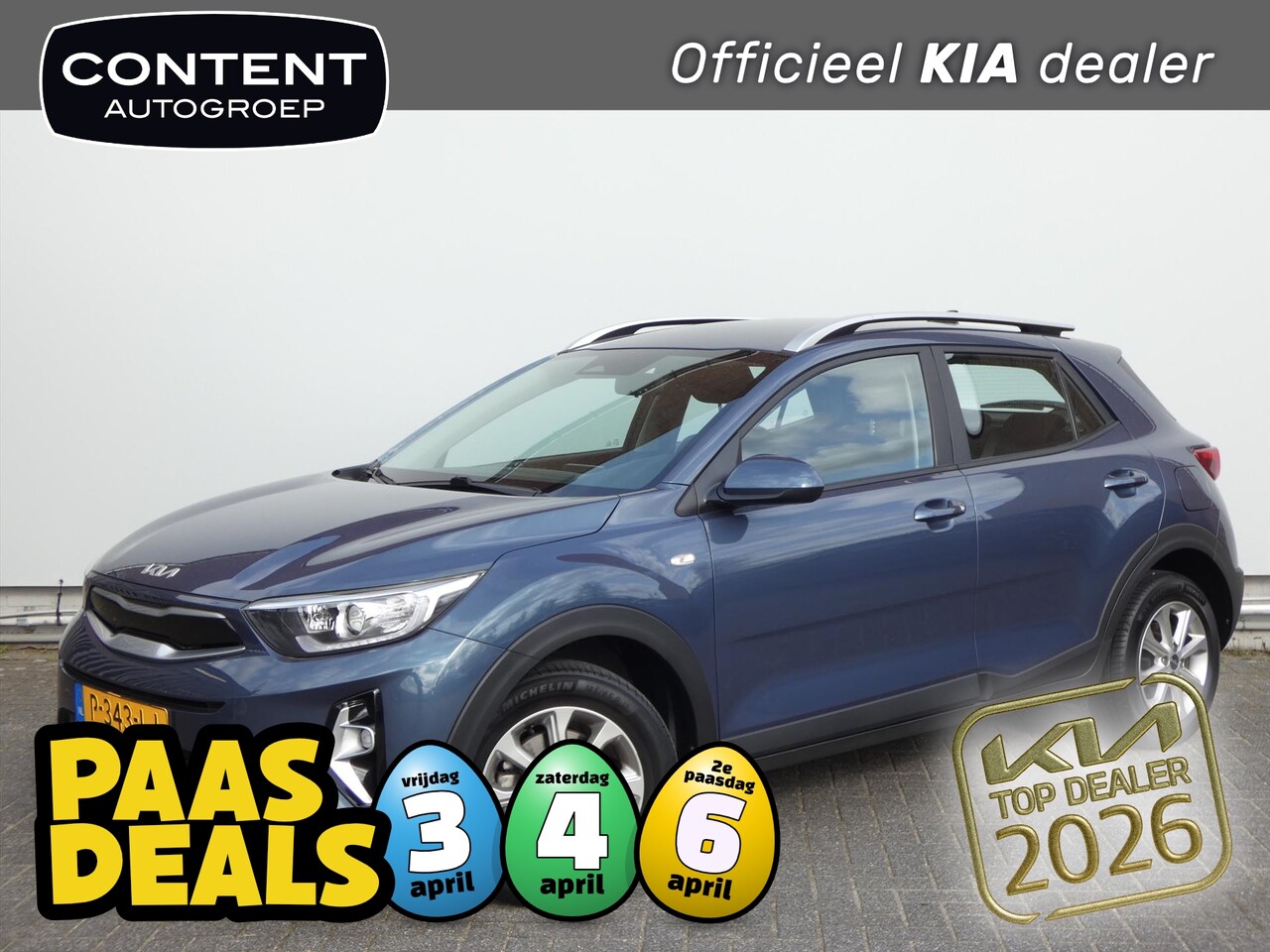 Kia Stonic - 1.0 T-GDi 100pk DynamicLine | Trekhaak - AutoWereld.nl