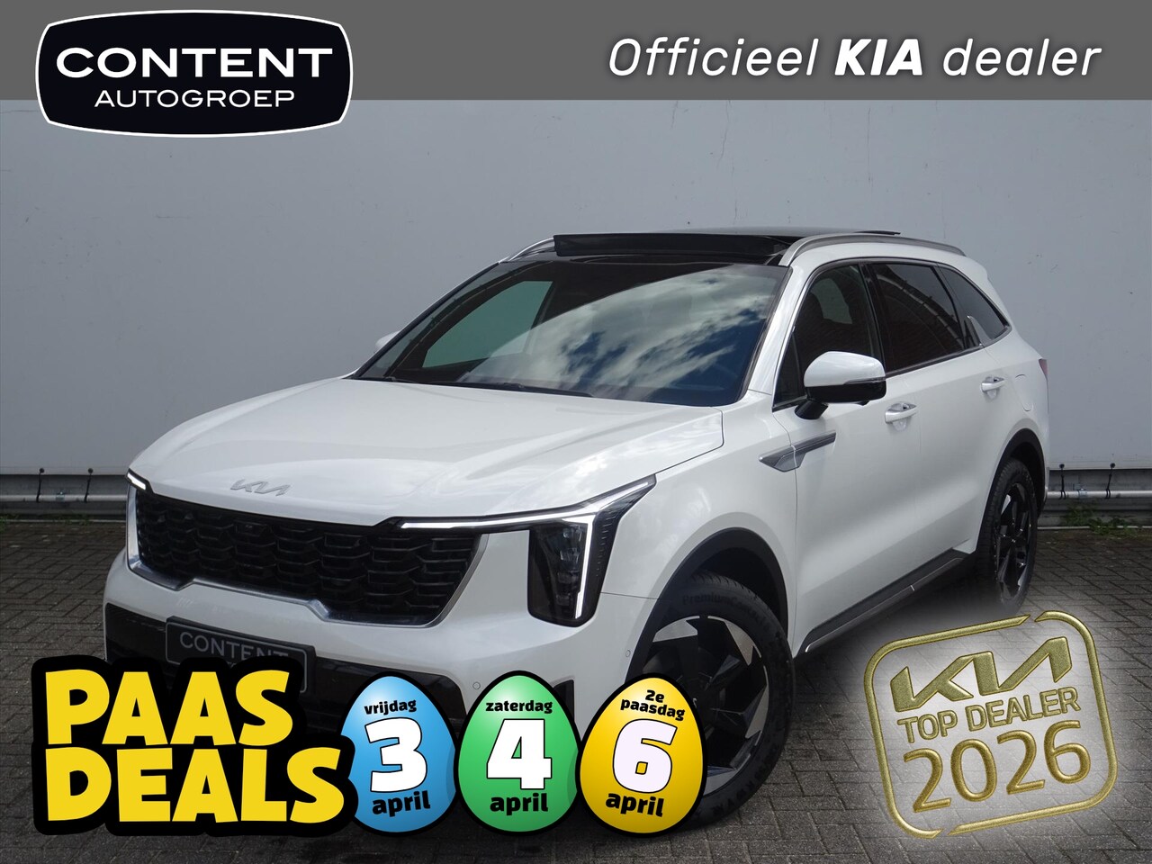 Kia Sorento - 1.6 T-GDi 252pk Plug-in Hybrid Aut AWD ExecutiveLine - AutoWereld.nl